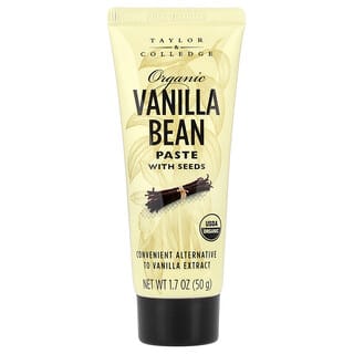 Taylor & Colledge, Organic Vanilla Bean Paste With Seeds, 1.7 oz (50 g)