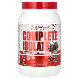 TC Nutrition, Essential Series, Complete Isolate, komplettes Isolat, Schokoladeneis, 907 g (32 oz.)
