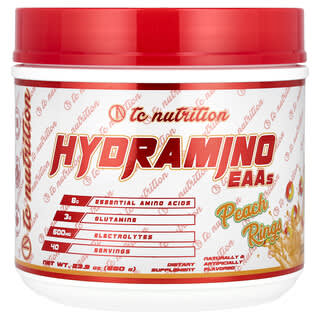 TC Nutrition, Hydramino EAAs, Peach Rings, 23.9 oz (680 g)