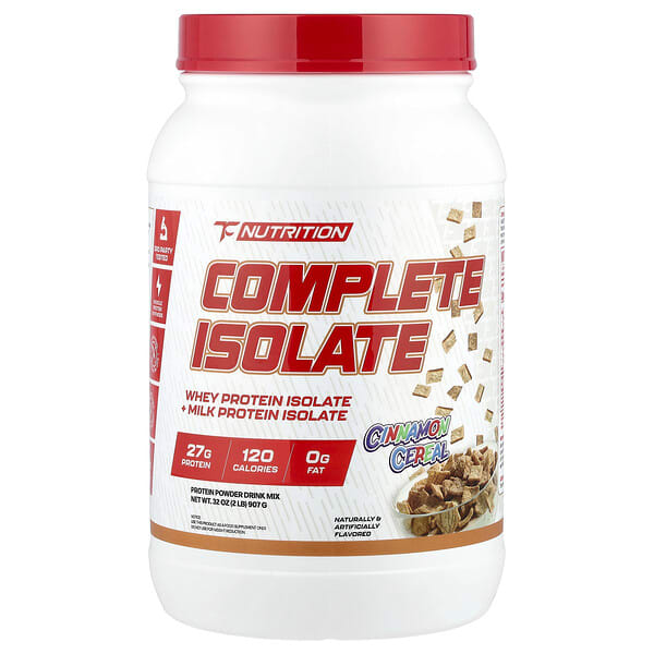 TC Nutrition, Complete Isolate, 시나몬 시리얼, 907g(2lb)
