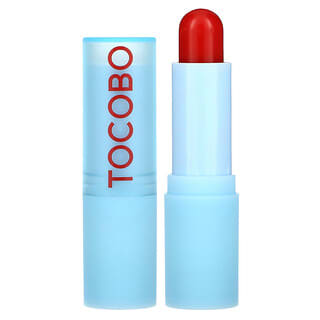 Tocobo, Glass Tinted Lip Balm, 011 Flush Cherry, 0.12 oz (3.5 g)