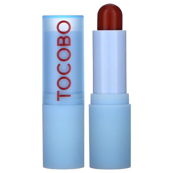 Tocobo, 글라스 틴티드 립밤, 013 탠저린 레드, 3.5g(0.12oz)