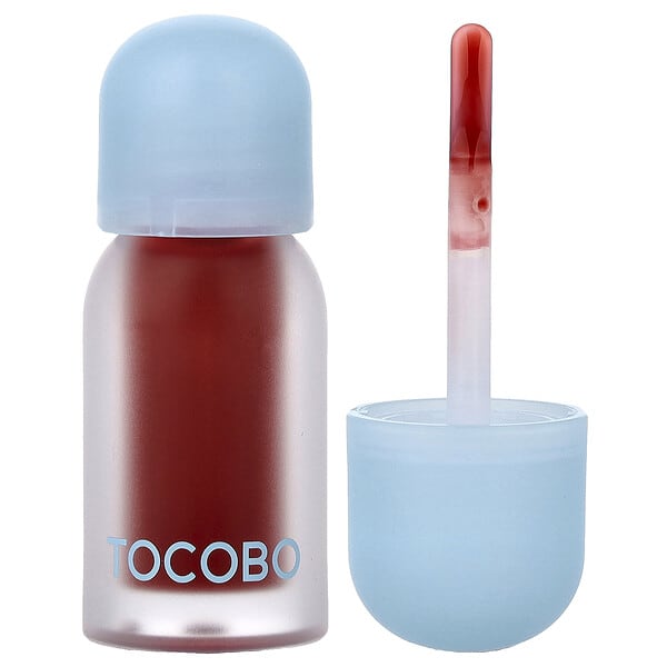 Tocobo, 쥬시 베리 플럼핑 립 오일, 05 로지 걸, 4g(0.14oz)