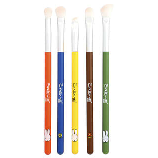 The Creme Shop, Everyday Essentials, Eyeshadow Brush Set + Travel Bag, 6 Pieces