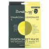 Fusion Beauty Sheet Mask, Charcoal Lemonade, 5 Sheets, 4.40 oz (125 g)