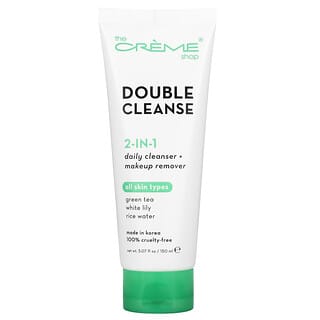 The Creme Shop, Double Cleanse, 2-in-1 Daily Cleanser + Makeup Remover, 5.07 fl oz (150 ml)