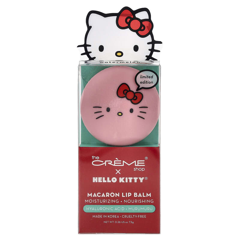 Hello Kitty®, Balm Labial Macaron, Melancia, 7,5 g (0,26 oz)