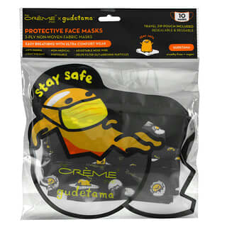 The Creme Shop, Protective Face Masks, Gudetama, 10 Masks