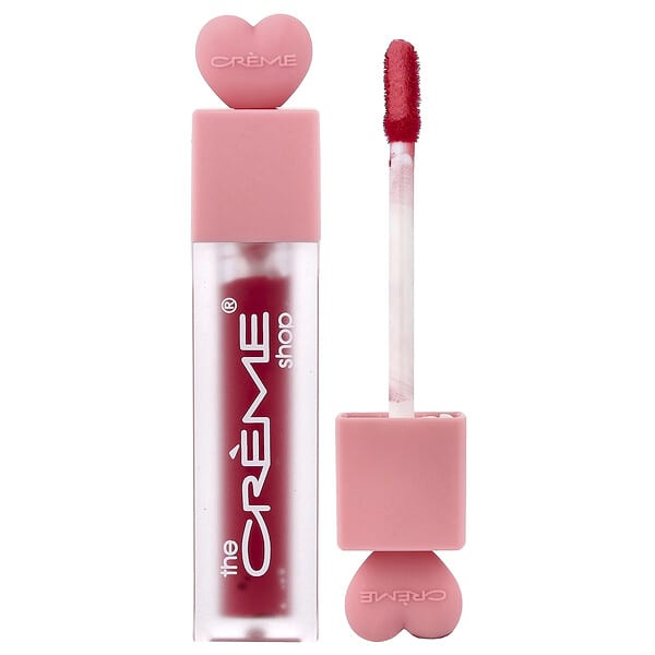 The Creme Shop, 글로시 12HR + 립 스테인, 와인/레스토랑, 5.5g(0.194oz)