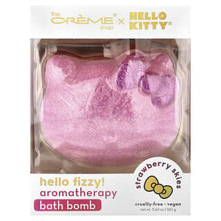 The Creme Shop, Hello Kitty®, Bombas de baño para aromaterapia, Cielos de fresa, 1 unidad, 160 g (5,64 oz)
