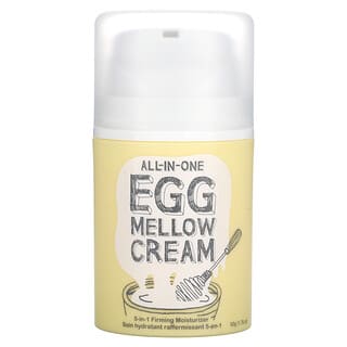 Too Cool for School, All-in-One Egg Mellow Cream, 5-in-1 Straffende Feuchtigkeitscreme, 50 g (1,76 oz)