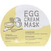 Masque de crème aux œufs, Hydratation, 1 feuille, 28 g (0,98 oz)