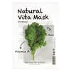 Natural Vita Beauty Mask (Firming) with Vitamin A & Kale, 1 Sheet, 0.77 fl oz (23 ml)
