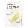 Mascarilla de belleza natural Vita (iluminador) con vitamina C y limón, 1 mascarilla, 23 ml (0,77 oz. Líq.)