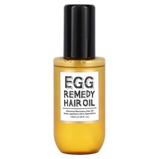 Too Cool for School, Aceite para el cabello con remedio con huevo, 100 ml (3,38 oz. Líq.)