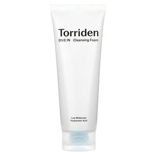 Torriden, Dive In, Espuma de limpieza con ácido hialurónico de bajo contenido molecular, 150 ml (5,07 oz. Líq.)