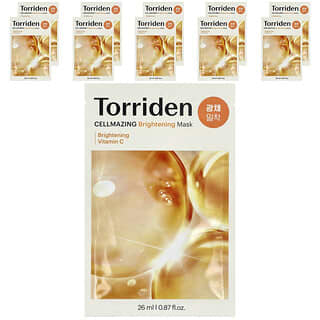Torriden (토리든), 셀메이징 브라이트닝 뷰티 마스크, 시트 마스크 10개, 각 26ml(0.87fl oz)