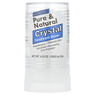 تاي ديودورنت ستون‏, Pure & Natural ، Crystal Deodorant Stone ™ ، بدون رائحة ، 4.25 أونصة (120 جم)