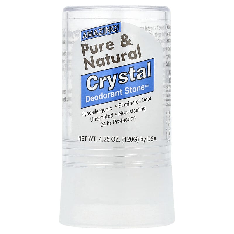 ピュア＆ナチュラル、Crystal Deodorant Stone™（クリスタル デオドラント ストーン）、無香料、120g（4.25オンス）