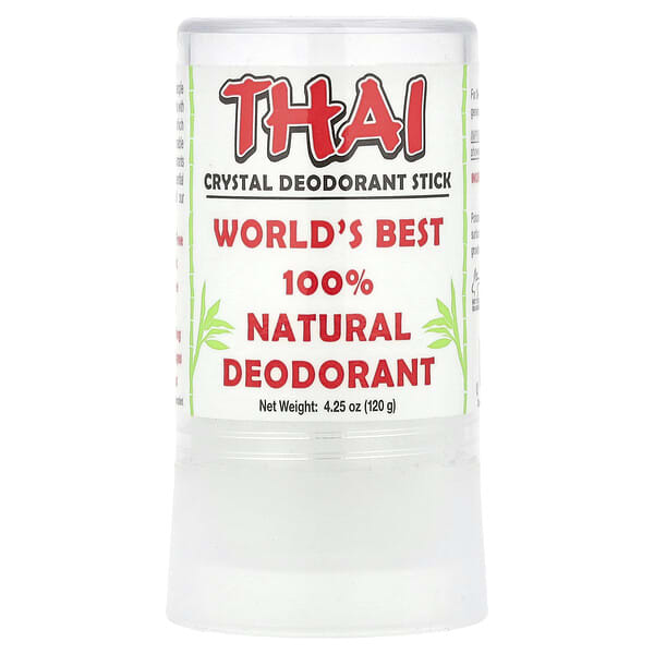 Thai Deodorant Stone, Thai Crystal Deodorant Stick, 4.25 oz (120 g)