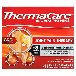 ThermaCare, علاج آلام المفاصل ، 4 لاصقات حرارية