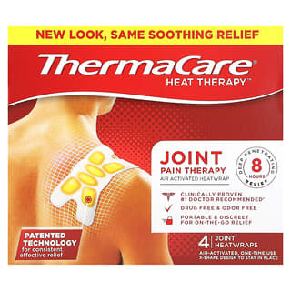 ThermaCare, Terapia para el dolor en las articulaciones, 4 envolturas térmicas para las articulaciones