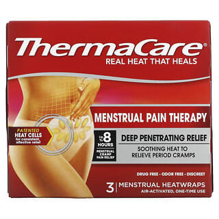 ThermaCare, علاج آلام الدورة الشهرية ، 3 أربطة عنق حرارية