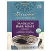 Teeccino, Té de hierbas tostadas orgánicas, Diente de león tostado oscuro, Sin cafeína, 10 bolsitas de té, 60 g (2,12 oz)