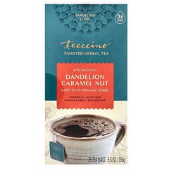 Teeccino Dandelion Herbal Tea - Dark Roast - 25 Tea Bags...