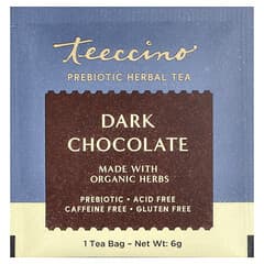 プレバイオティクス ハーブティー、ダークチョコレート、カフェイン