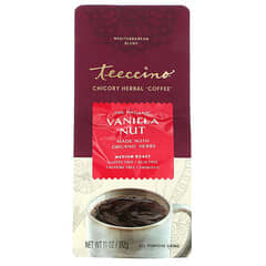 Teeccino, Café con hierbas de achicoria, Vainilla y frutos secos, Tostado medio, Sin cafeína, 312 g (11 oz)