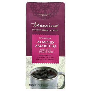 Teeccino, Café aux chicons et aux amandes, torréfaction moyenne, sans caféine, 312 g