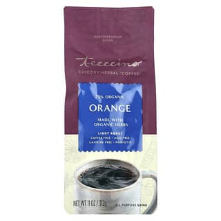 Teeccino, Café à la chicorée, mélange méditerranéen, orange, torréfaction légère, sans caféine, 312 g