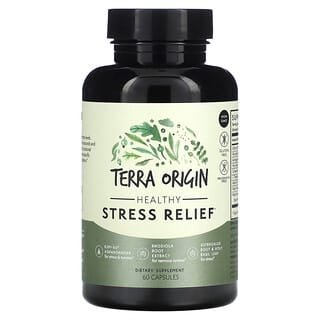 Terra Origin, Healthy Stress Relief, 60 Capsules