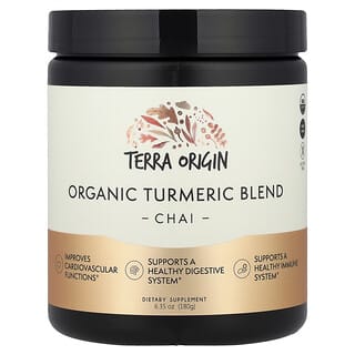 Terra Origin, Mistura de Cúrcuma Orgânica, Chai, 6,35 oz (180 g)