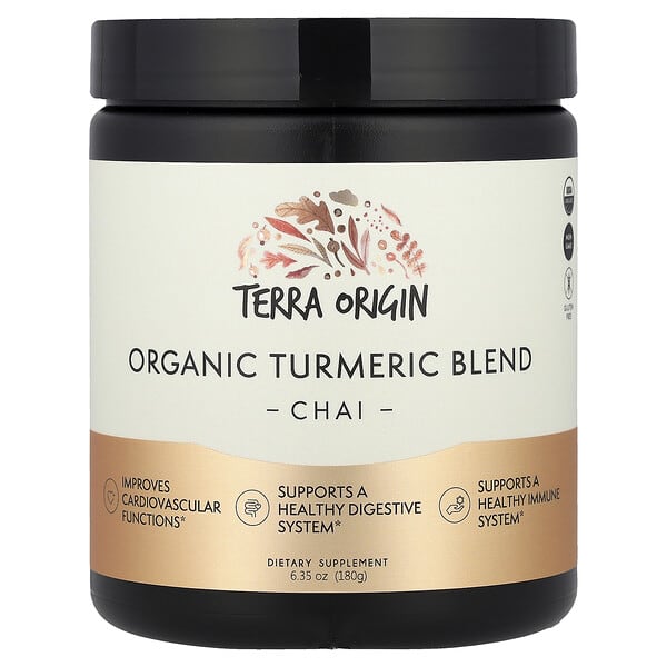 Organic Turmeric Blend, Chai, 6.35 oz (180 g)