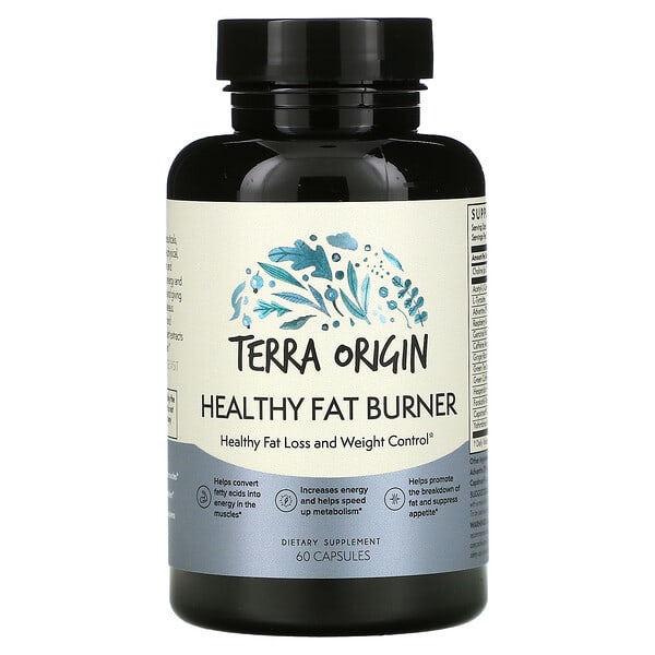 Terra Origin, 健康脂肪消耗剂，60 粒胶囊