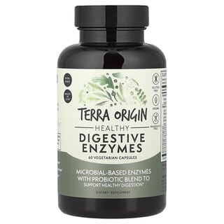 Terra Origin, Enzimas digestivas, 60 cápsulas