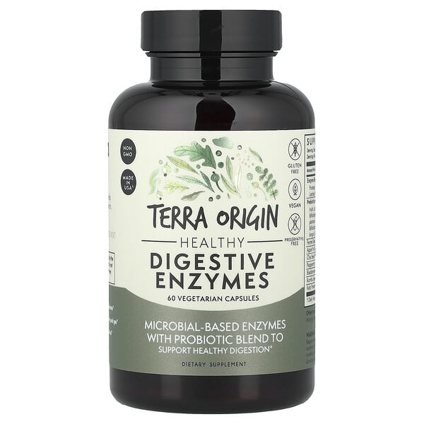 Healthy Digestive Enzymes, 60 Vegetarian Capsules