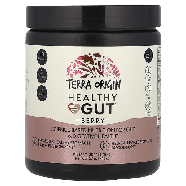 تيرا أوريجين‏, Healthy Gut™، توت، 8.57 أونصة (243 جم)