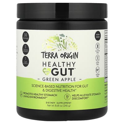 Terra Origin, Gut Health™, Green Apple Flavor, 8.68 oz (246 g)