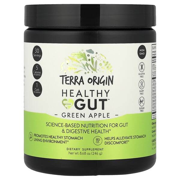 Terra Origin Healthy Gut™, Green Apple, 8.68 oz (246 g)