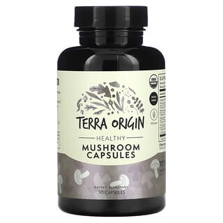 Terra Origin, 健康蘑菇胶囊，90 粒胶囊
