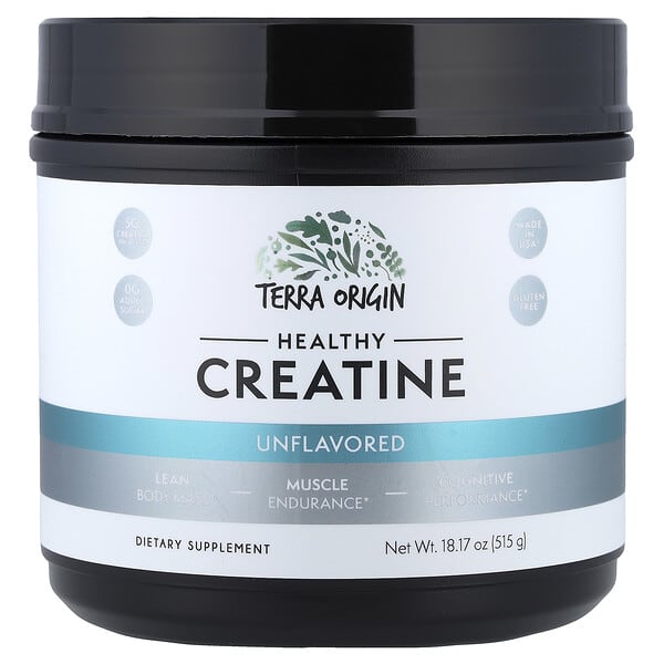 Terra Origin, Healthy Creatine, Unflavored, 18.17 oz (515 g) — product photo 1