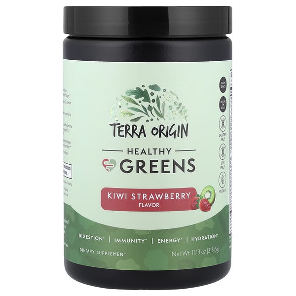Healthy Greens, Kiwi Strawberry, 11.13 oz (315.6 g)