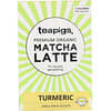 Premium Organic Matcha Latte, Turmeric, 10 Sachets, 0.7 oz