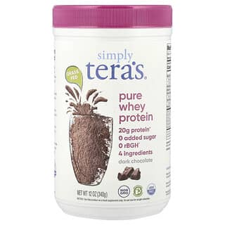 Simply Tera's, Pure Whey Protein, Dark Chocolate, 12 oz (340 g)