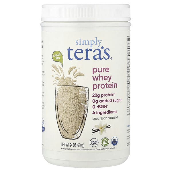 Simply Tera's, Pure Whey Protein, Bourbon Vanilla, 24 oz (680 g) — product photo 1