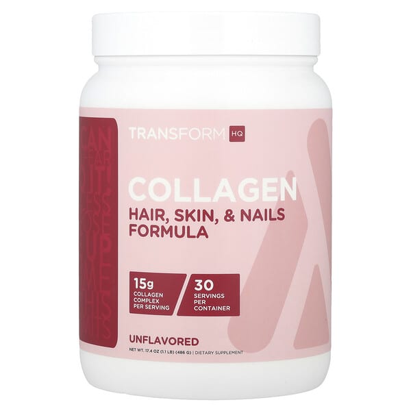 Collagen, Unflavored, 17.4 oz (486 g)