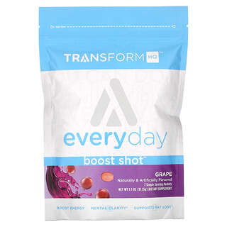 TransformHQ, Everyday, Boost Shot, Grape, 7 Packets, 1.1 oz (31.15 g)